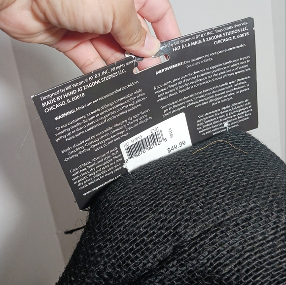 Zagone Studios Halloween Mask Grim Reaper Face Mask - Picture 2 of 10